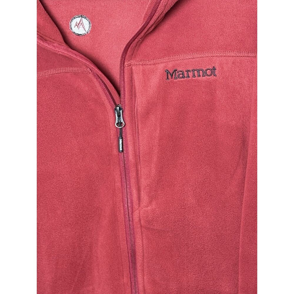 Marmot Psgah‎ Fleece Jacket Burgundy Size XXL Excellent Condition - Picture 3 of 3
